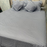 SUMMER PURE COTTON SUPER KING SIZE 5 PCS BEDSHEET SET