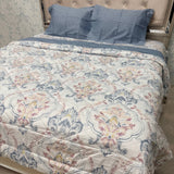 SUMMER SUPER KING SIZE PURE COTTON REVERSIBLE 4 PCS COMFORTER SET