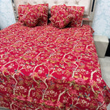 AJRAKH REVERSIBLE 5-PIECE JAIPURI PRINT PURE COTTON BEDSPREAD