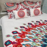 SUMMER JAIPURI STYLE 5 PCS KING SIZE BEDCOVER SET