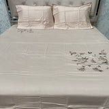 SUMMER BRANDED PURE COTTON EMBROIDERY SUPER KING SIZE BEDSHEET SET