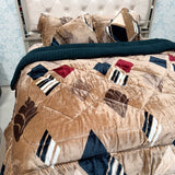6-PIECE LUXURY SHERPA QUILT SET WITH FITTED SHEET – CUSTOMISED QUEEN & KING SIZE