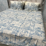 SUMMER QUEEN SIZE PURE COTTON BEDSHEET SET