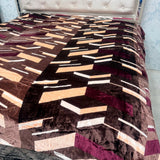 LUXURY KING SIZE QUILT COVER – SOFT WARM CONTRAST BEDDING COVER | PREMIUM MODERN DESIGNk