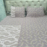 SUMMER SUPER KING SIZE PURE COTTON REVERSIBLE ( BOTH SIDES DIFFERENT DESIGNS) FLAT BEDHSEET SET