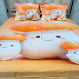 SUMMER SUPER KING SIZE 7 D FLAT BEDSHEET SET