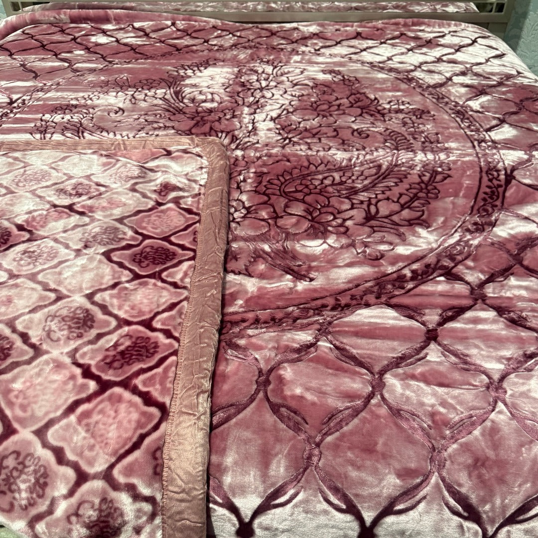 MONTE CERLO REVERSIBLE KING SIZE BLANKET