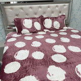 WINTER QUEEN SIZE 3 PCS FLAT BEDSHEET SET