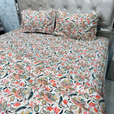 JAIPURI PRINTS PURE COTTON VINTAGE FLORAL COMFORTER SET – KING TO SUPER KING