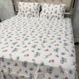SUMMER PURE COTTON SUPER KING SIZE BEDSHEET SET