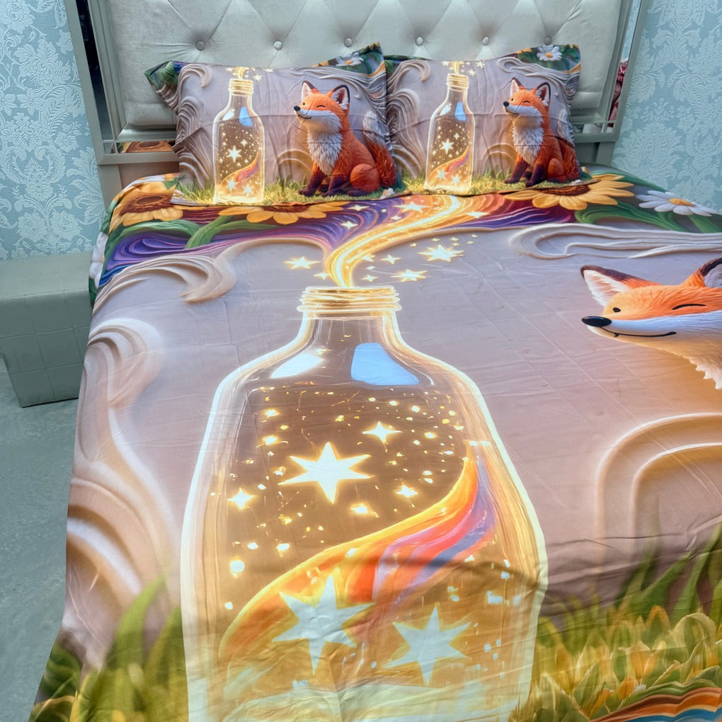 SUMMER BEAUTIFUL KING SIZE KIDS ( ADULTS ) BEDSHEET