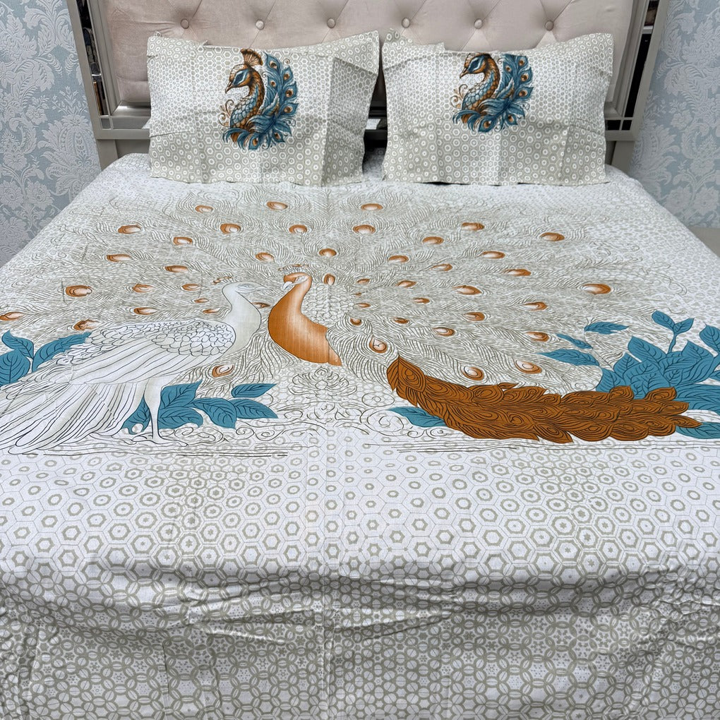 LUXURY PURE COTTON SUPER KING SIZE BEDSHEET SET – PREMIUM COLLECTION