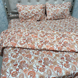 JAIPURI PRINTS PURE COTTON VINTAGE FLORAL COMFORTER SET – KING TO SUPER KING
