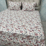 SUMMER PURE COTTON JAIPURI STYLE SUPER KING SIZE BEDSHEET SET