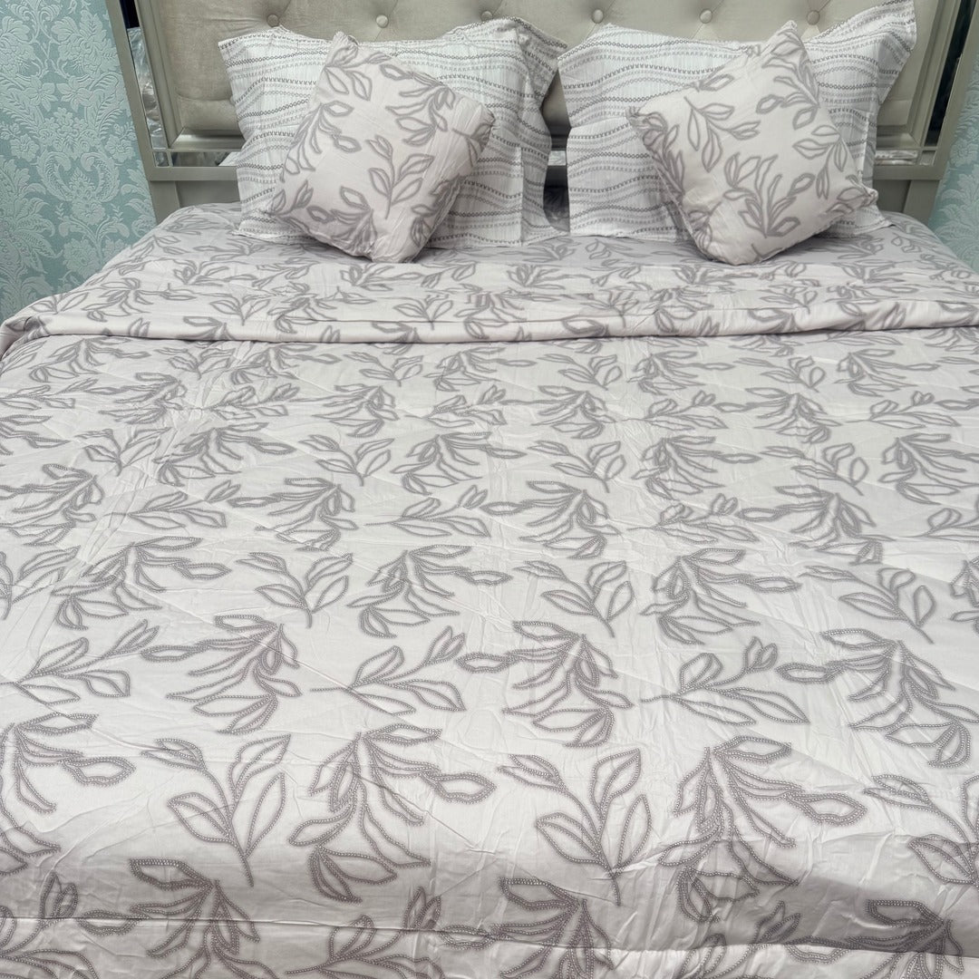 SUMMER PURE COTTON SUPER KING SIZE FULLY REVERSIBLE COMFORTER SET