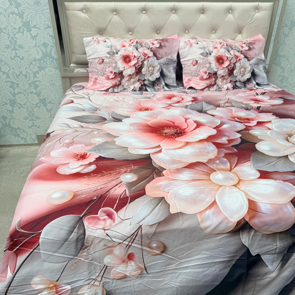 PREMIUM SOFT COTTON SUPER KING SIZE HEAVY BEDSHEET SET – 11D COLLECTION