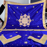 PREMIUM RUMALA SAHIB IN SILK 4 PCS WITH TWO PALKAN