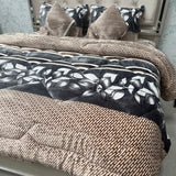 WINTER SUPER KING SIZE QUILT SET WITH FITTED SHEET AND 2 CUSIONS PREMIUM QUALITY SUPER WARM SET