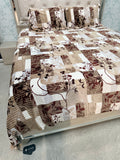 LUXURY KING TO SUPER KING 3 PCS FLAT BEDSHEET SET – SOFT & DURABLE FABRIC