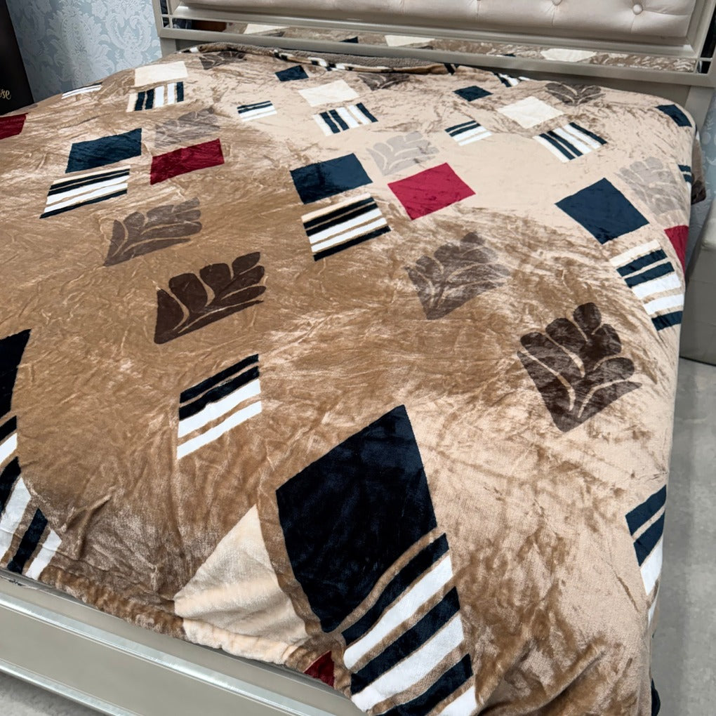 REMIUM THICK SHER FUR QUILT COVER WITH HIDDEN ZIP – QUEEN SIZE