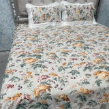 SUMMER JAIPURI PRINT PURE COTTON SUPER KING SOZE FLAT SHEET