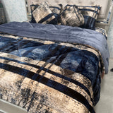 WINTER SUPER KING SIZE QUILT SET WITH FITTED SHEET AND 2 CUSIONS PREMIUM QUALITY SUPER WARM SET