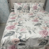 SUMMER DIGITAL PRINT SUPER KING SIZE BEDSHEET SET