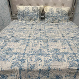 SUMMER QUEEN SIZE PURE COTTON BEDSHEET SET