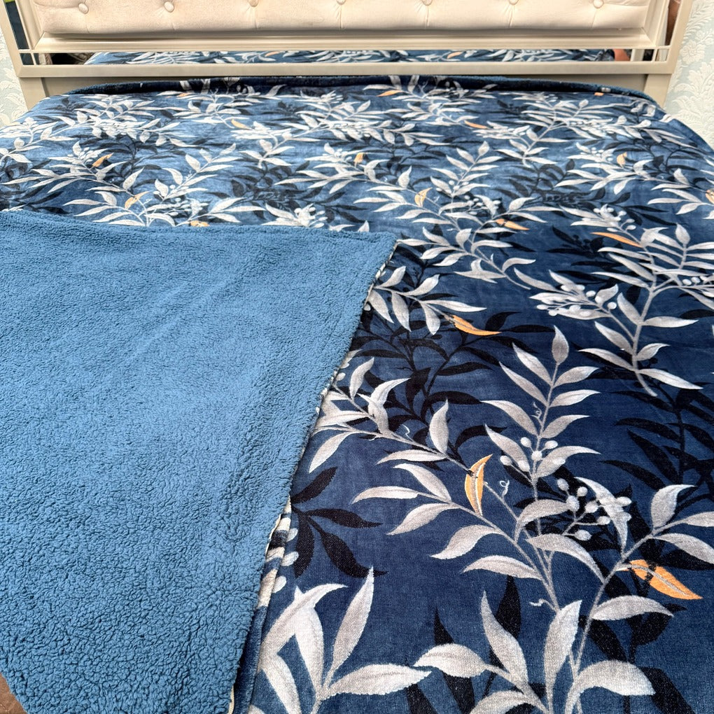 REMIUM THICK SHER FUR QUILT COVER WITH HIDDEN ZIP – QUEEN SIZE