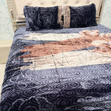 PREMIUM DOUBLE BLANKET STYLE BEDSHEET – THICK, SOFT & ANTI-SKID