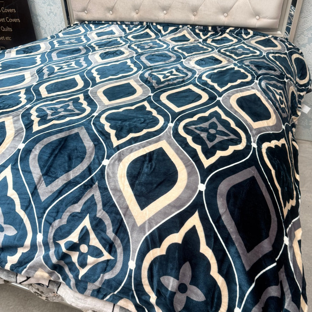 LUXURY KING SIZE QUILT COVER – SOFT WARM CONTRAST BEDDING COVER | PREMIUM MODERN DESIGN