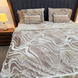 ROYAL LUXE EMBOSSED DESIGNER BLANKET SET- 6 PCS KING SIZE
