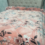 WINTER MONTE CARLO SUPER KING SIZE QUILT IN VELVET