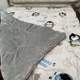 KIDS CARTOON PRINT SINGLE KING SIZE QUILT