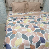 SUMMER SUPER KING SIZE PURE COTTON REVERSIBLE 4 PCS COMFORTER SET