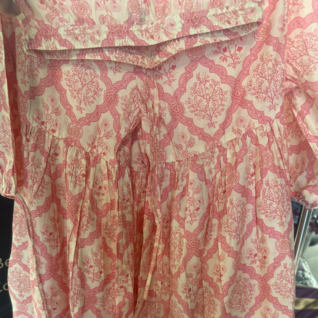 GIRLS PURE COTTON JAIPURI STYLE SUIT SIZE 30