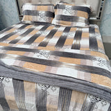 PREMIUM QUALITY KING SIZE 4 PCS DUVET COVER SET (QUILT COVER SET) WITH ANTI SKID BEDHSEET
