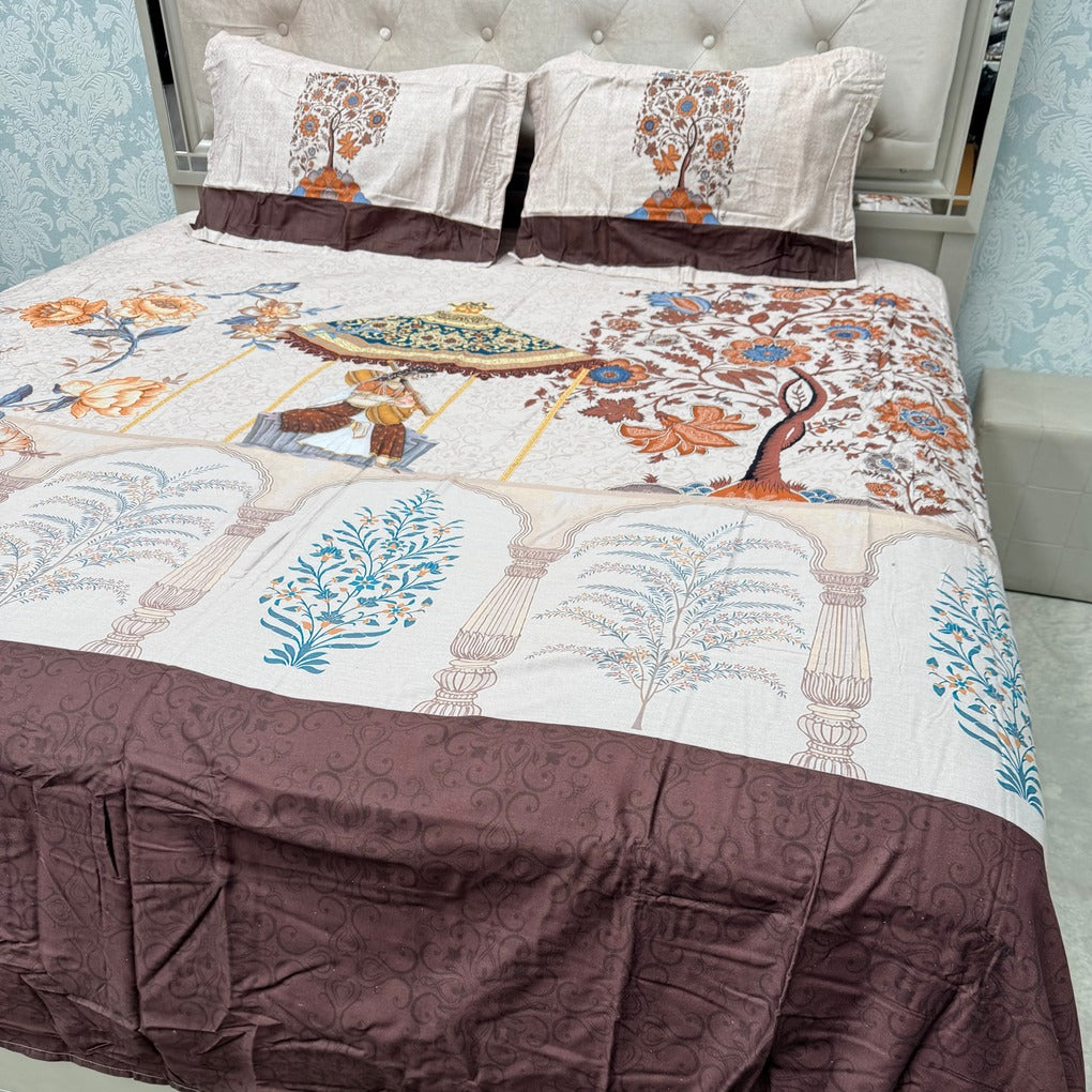 LUXURY PURE COTTON SUPER KING SIZE BEDSHEET SET – PREMIUM COLLECTION