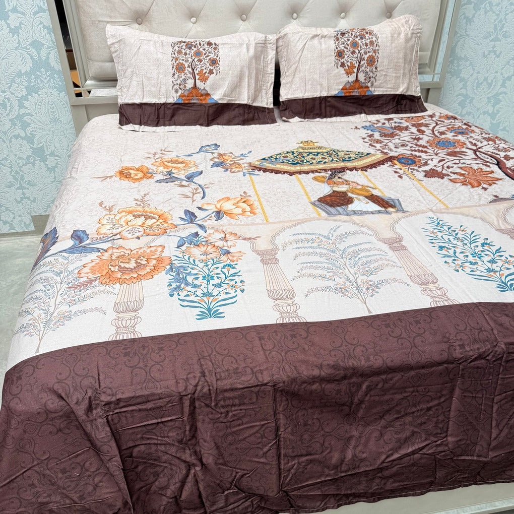LUXURY PURE COTTON SUPER KING SIZE BEDSHEET SET – PREMIUM COLLECTION