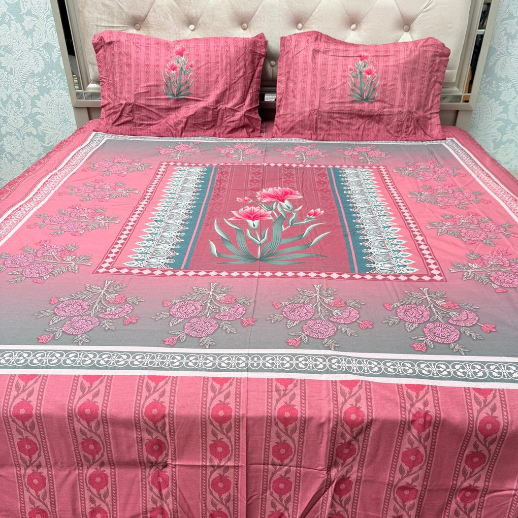 LUXURY PURE COTTON SUPER KING SIZE BEDSHEET SET – PREMIUM COLLECTION
