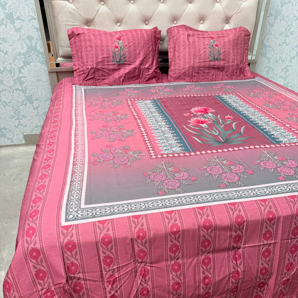 LUXURY PURE COTTON SUPER KING SIZE BEDSHEET SET – PREMIUM COLLECTION