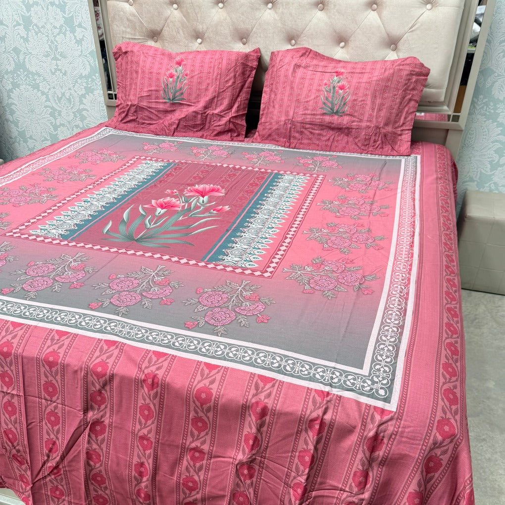 LUXURY PURE COTTON SUPER KING SIZE BEDSHEET SET – PREMIUM COLLECTION