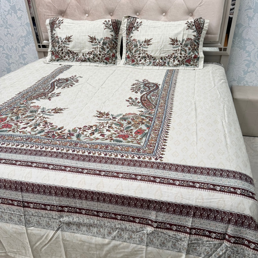 LUXURY PURE COTTON SUPER KING SIZE BEDSHEET SET – PREMIUM COLLECTION
