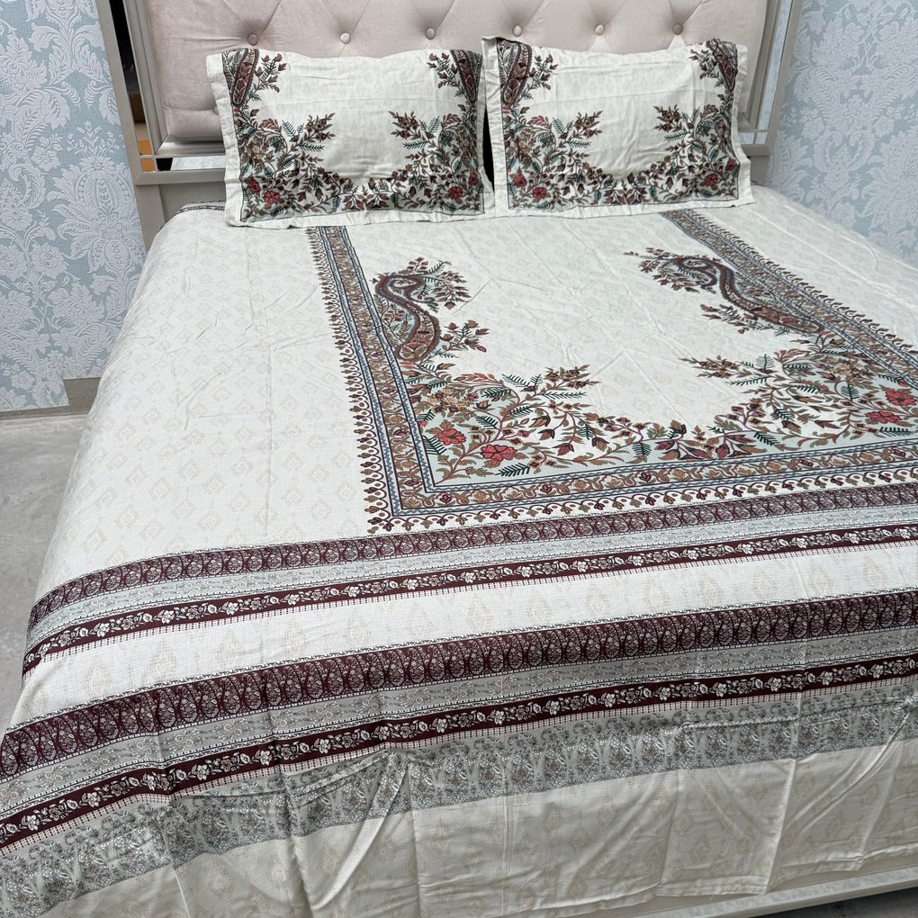 LUXURY PURE COTTON SUPER KING SIZE BEDSHEET SET – PREMIUM COLLECTION