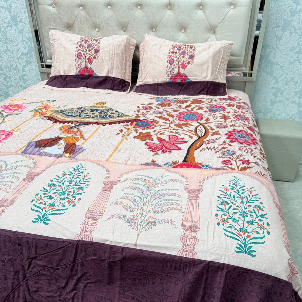 LUXURY PURE COTTON SUPER KING SIZE BEDSHEET SET – PREMIUM COLLECTION