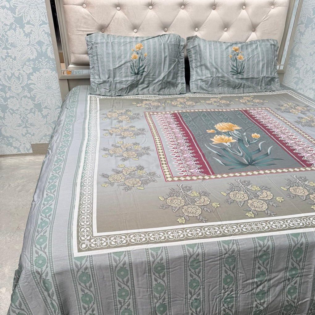LUXURY PURE COTTON SUPER KING SIZE BEDSHEET SET – PREMIUM COLLECTION