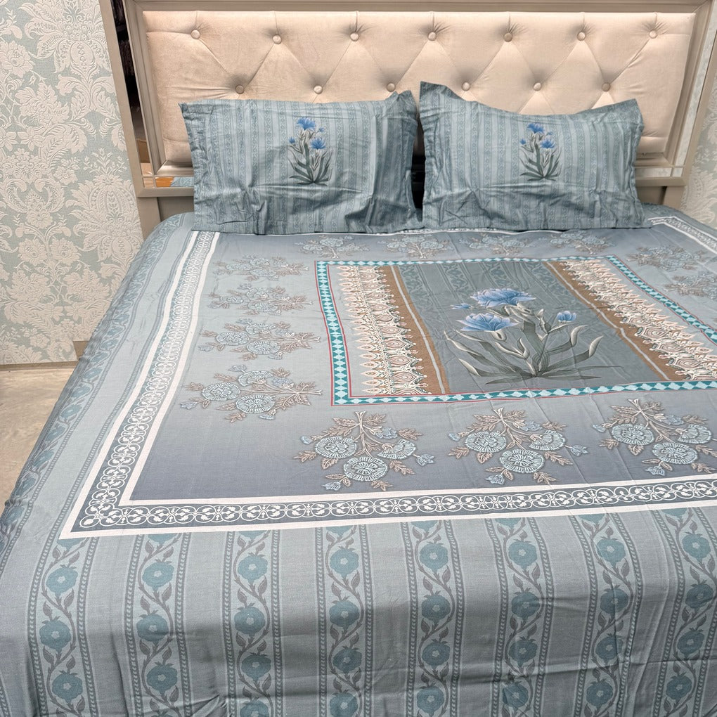 LUXURY PURE COTTON SUPER KING SIZE BEDSHEET SET – PREMIUM COLLECTION