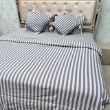 LUXURY REVERSIBLE COMFORTER SET WITH MATCHING PILLOW COVERS & CUSHIONS
