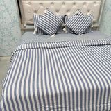 LUXURY REVERSIBLE COMFORTER SET WITH MATCHING PILLOW COVERS & CUSHIONS
