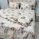 PREMIUM PURE COTTON SUPER KING SIZE 4-PIECE COMFORTER & AC BEDDING SET – LUXURY YEAR-ROUND COMFORT